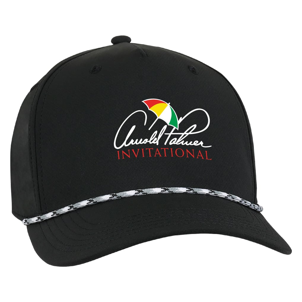  Arnold Palmer Invitational Ahead Unisex Alto Adjustable Rope Hat - Black
